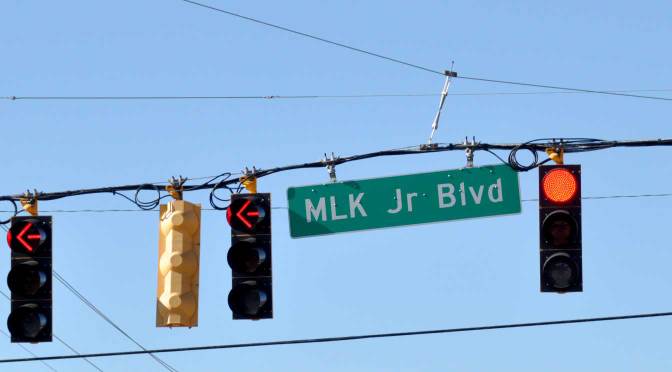 Turning onto MLK Jr Blvd